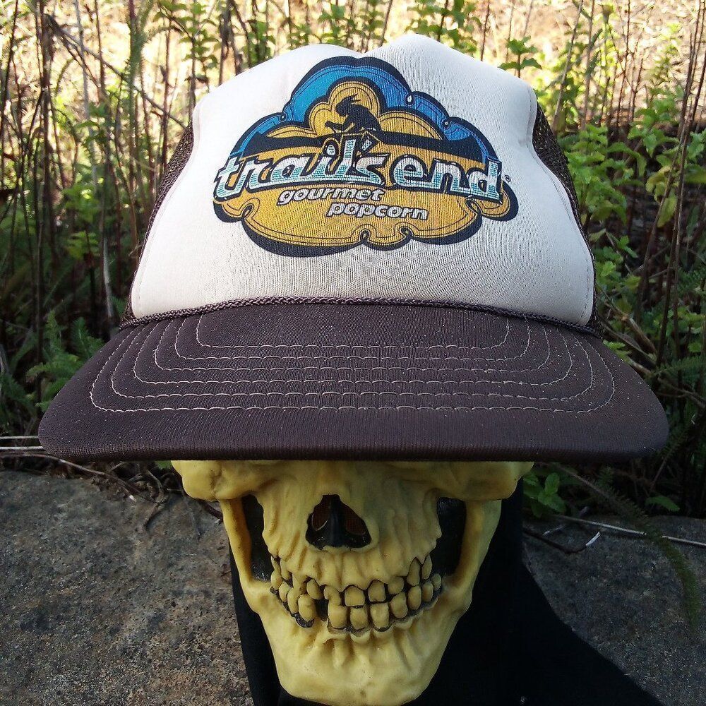 Deadstock Vintage Trail's End Gourmet Popcorn Snap Trucker Hat Cap